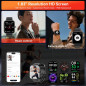 Smart Watch with Alexa, 1.83 HD Touchscreen, Bluetooth Calling, Fitness & Sleep Tracking, 120+ Sports, IP68, Heart Rate - Bl Smart Watch with Alexa, 1.83 HD Touchscreen, Bluetooth Calling, Fitness & Sleep Tracking, 120+ Sports, IP68, Heart Rate - Bl