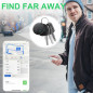 Pack de 4 Trackers Bluetooth pour Clés et Objets - Localisateur Intelligent Noir compatible iOS Pack de 4 Trackers Bluetooth pour Clés et Objets - Localisateur Intelligent Noir compatible iOS