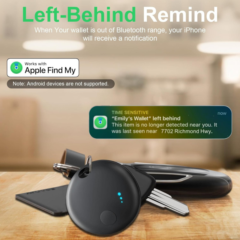 Pack 4 Tracker Bluetooth Smart Tag Localisateur pour Clés