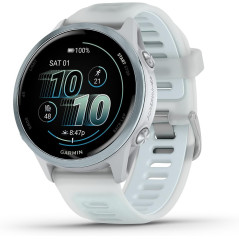Garmin Forerunner 570 GPS Triathlon Smartwatch, 42mm AMOLED, Cloud Blue