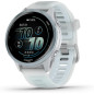 Garmin Forerunner 570 42mm Montre GPS Triathlon AMOLED Bleu Aluminium avec Bracelet Whitestone/Cloud Blue Garmin Forerunner 570 42mm Montre GPS Triathlon AMOLED Bleu Aluminium avec Bracelet Whitestone/Cloud Blue