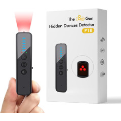 AI-Powered Hidden Camera & GPS Detector - Portable RF Signal Scanner