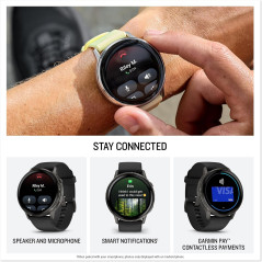 Garmin Venu 4 45mm - Montre GPS Santé & Fitness, Batterie 12j