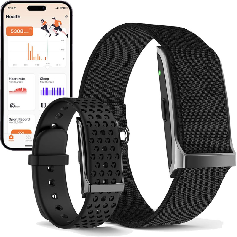 Health Smart Bracelet – Fitness Tracker with SpO2, Heart Rate & BP Monitor
