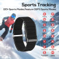 Health Smart Bracelet - Fitness Tracker with SpO2, Heart Rate, BP, Sleep & Stress Monitoring, IP68 Waterproof, 120 Sports Mo Health Smart Bracelet - Fitness Tracker with SpO2, Heart Rate, BP, Sleep & Stress Monitoring, IP68 Waterproof, 120 Sports Mo