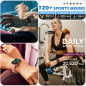 MorePro Fitness Tracker Smartwatch with Heart Rate, Blood Pressure, Oxygen, Sleep & 120+ Sports Modes, Call Function