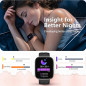 MorePro Fitness Tracker Smartwatch with Heart Rate, Blood Pressure, Oxygen, Sleep & 120+ Sports Modes, Call Function