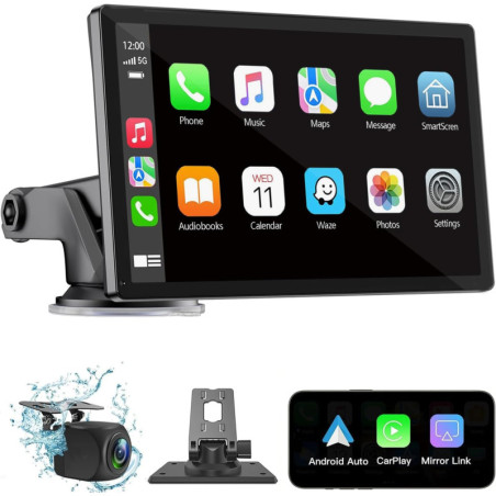 7 Wireless CarPlay Touchscreen Stereo with Android Auto & GPS Navigation