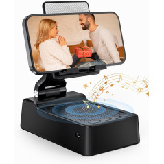 Support Téléphone Bluetooth Haut-Parleur HD Cadeau Homme Femme
