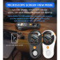 TAKMLY Portable USB Digital Microscope 500x Magnification, 2 IPS Screen, 200MP, Light, Windows & Mac Compatible TAKMLY Portable USB Digital Microscope 500x Magnification, 2 IPS Screen, 200MP, Light, Windows & Mac Compatible