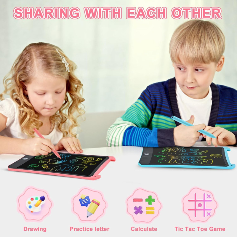 Tablette d'Écriture LCD Cimetech 2 Pack - Jouets Enfants 3-8 ans