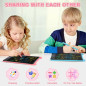 cimetech 8.5 LCD Writing Tablet 2-Pack for Kids, Travel Drawing Pad & Coloring Book, Gifts for Ages 3-8