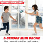 Force1 Scoot Drone Manuel LED Rechargeable - Mini Drone Capteur Mouvements pour Enfants & Adultes (Bleu) Force1 Scoot Drone Manuel LED Rechargeable - Mini Drone Capteur Mouvements pour Enfants & Adultes (Bleu)