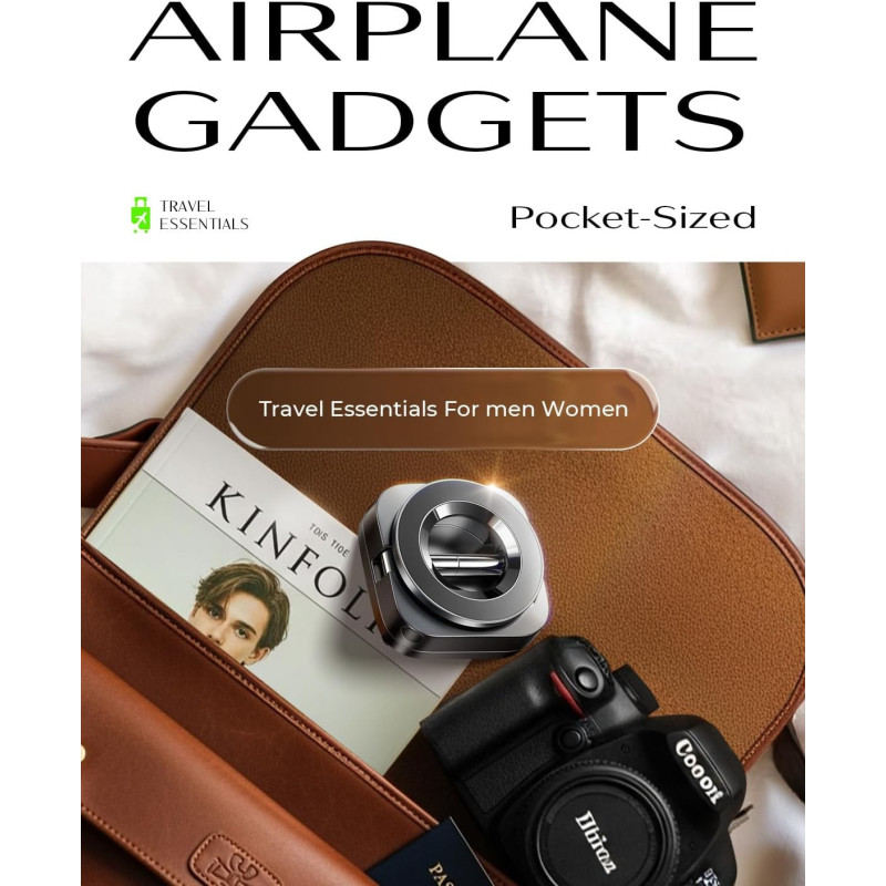 LISEN Travel Gifts for Tech Lovers | Airplane Gadgets & Phone Holder