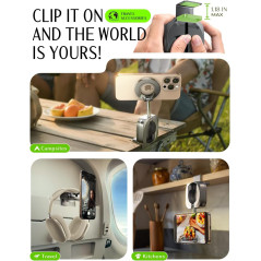 LISEN Travel Gifts for Tech Lovers | Airplane Gadgets & Phone Holder