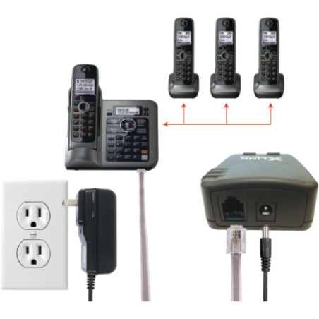 Adaptateur Bluetooth Xtreme XLink BT HD Audio Haute Définition pour Téléphone Cellulaire vers Téléphone Fixe
