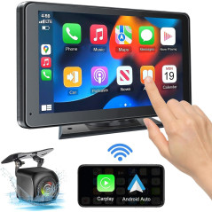 7 Portable Wireless Car Stereo with Apple CarPlay & Android Auto