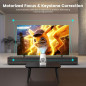 Mini Vidéoprojecteur Portable 4K, Bluetooth 5.4, WIFI6, Haut-parleur 5W, Android 11, Rotation 210°, HY300 ULTRA