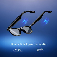 Blackview 5.3 Bluetooth Smart Glasses with Open Ear Speaker & Blue Light Blocking