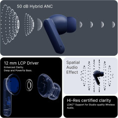 CMF Buds 2 Plus 2025 – Écouteurs Sans Fil ANC Bluetooth Hi-Res