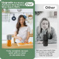 Scelleuse sous vide électrique M12 Auto Stop - Kit portable pour bocaux Mason à large et bouche régulière, version 2025 Scelleuse sous vide électrique M12 Auto Stop - Kit portable pour bocaux Mason à large et bouche régulière, version 2025