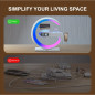 RYND 2025 5-in-1 Magnetic Speaker Alarm Clock with Wireless Charger & Adjustable Night Light, White RYND 2025 5-in-1 Magnetic Speaker Alarm Clock with Wireless Charger & Adjustable Night Light, White