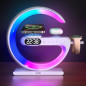 RYND 2025 5-in-1 Magnetic Speaker Alarm Clock with Wireless Charger & Adjustable Night Light, White RYND 2025 5-in-1 Magnetic Speaker Alarm Clock with Wireless Charger & Adjustable Night Light, White