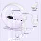 RYND 2025 Enceinte Magnétique 5-en-1, Réveil, Chargeur Sans Fil, Lampe de Nuit Ajustable – Blanc RYND 2025 Enceinte Magnétique 5-en-1, Réveil, Chargeur Sans Fil, Lampe de Nuit Ajustable – Blanc