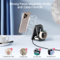2025 Wireless Magnetic 3-in-1 Fast Charging Station for iPhone 17-12 Pro Max, Apple Watch & AirPods with Light 2025 Wireless Magnetic 3-in-1 Fast Charging Station for iPhone 17-12 Pro Max, Apple Watch & AirPods with Light