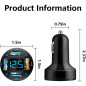 66W Fast USB Car Charger with Voltmeter LED Display Compatible with iPhone 14/13/12/11 Pro & Samsung S Series 66W Fast USB Car Charger with Voltmeter LED Display Compatible with iPhone 14/13/12/11 Pro & Samsung S Series