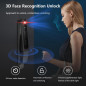 Serrure Intelligente 3D Reconnaissance Faciale, Empreinte Digitale, Clavier, Caméra HD Étanche, Sonnette Vidéo Serrure Intelligente 3D Reconnaissance Faciale, Empreinte Digitale, Clavier, Caméra HD Étanche, Sonnette Vidéo