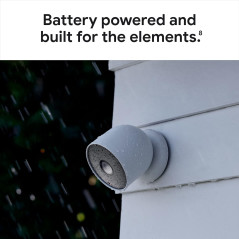 Google Nest Cam 2e Génération Batterie - Extérieur/Intérieur