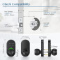 Yamiry Keypad Smart Door Knob Lock with Handle, Keyless Electronic Code Entry for Front Door, Easy Install Yamiry Keypad Smart Door Knob Lock with Handle, Keyless Electronic Code Entry for Front Door, Easy Install