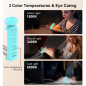 Lampe de Lecture Rechargeable Gritin, 3 Températures, 5 Niveaux, Compacte, Clip Bleu pour Lecteurs Lampe de Lecture Rechargeable Gritin, 3 Températures, 5 Niveaux, Compacte, Clip Bleu pour Lecteurs