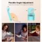Lampe de Lecture Rechargeable Gritin, 3 Températures, 5 Niveaux, Compacte, Clip Bleu pour Lecteurs Lampe de Lecture Rechargeable Gritin, 3 Températures, 5 Niveaux, Compacte, Clip Bleu pour Lecteurs