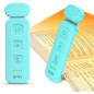 Lampe de Lecture Rechargeable Gritin, 3 Températures, 5 Niveaux, Compacte, Clip Bleu pour Lecteurs Lampe de Lecture Rechargeable Gritin, 3 Températures, 5 Niveaux, Compacte, Clip Bleu pour Lecteurs