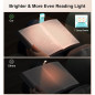 Lampe de Lecture Rechargeable Gritin, 3 Températures, 5 Niveaux, Compacte, Clip Bleu pour Lecteurs Lampe de Lecture Rechargeable Gritin, 3 Températures, 5 Niveaux, Compacte, Clip Bleu pour Lecteurs
