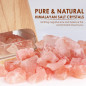 Diffuseur Ultrasonique 2-en-1 SALKING avec Lampe Sel Himalaya, Brumisateur Aromathérapie 150ml Bois Diffuseur Ultrasonique 2-en-1 SALKING avec Lampe Sel Himalaya, Brumisateur Aromathérapie 150ml Bois