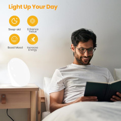 LASTAR 10,000 Lux Sun Lamp with 4 Colors, 5 Brightness & Timer