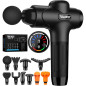 TOLOCO Pistolet de Massage Profond, 10 Têtes, Ultra Silencieux, Portable, Noir - Pour Athlètes et Relaxation TOLOCO Pistolet de Massage Profond, 10 Têtes, Ultra Silencieux, Portable, Noir - Pour Athlètes et Relaxation