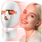 Masque de thérapie par lumière rouge sans fil, LED rechargeable USB-C, infrarouge pour visage, maison, voyage, yoga, sommeil Masque de thérapie par lumière rouge sans fil, LED rechargeable USB-C, infrarouge pour visage, maison, voyage, yoga, sommeil
