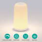 Lampe de Chevet Tactile RGB, 3 Niveaux Dimmables, LED Blanc Chaud, Design Élégant, Lampe de Nuit Multicolore Lampe de Chevet Tactile RGB, 3 Niveaux Dimmables, LED Blanc Chaud, Design Élégant, Lampe de Nuit Multicolore