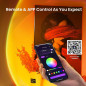 Sunset Lamp Projection with 21 Colors, 180° Rotation, Push Button & APP Control for Party & Bedroom Decor Sunset Lamp Projection with 21 Colors, 180° Rotation, Push Button & APP Control for Party & Bedroom Decor