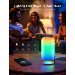 Govee RGBIC Smart Table Lamp 2 – Alexa & Matter Compatible, 64 Modes