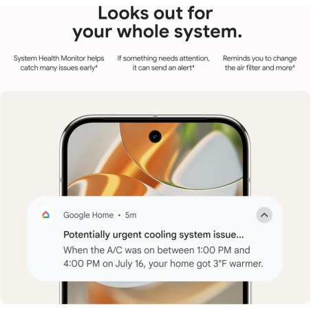 Google Nest Learning Thermostat 4th Gen + Sensor 2nd Gen - Obsidian