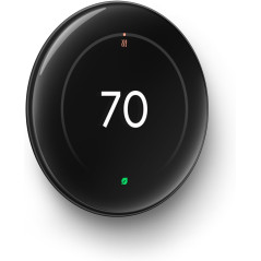 Google Nest Learning Thermostat 4th Gen + Sensor 2nd Gen - Obsidian