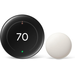 Thermostat Google Nest 4 + Capteur Température 2 Obsidian