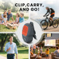 Avantree Clip-On Auracast Speaker – Mini Enceinte Bluetooth LE Étanche IP67 Rouge, Appels Mains Libres Avantree Clip-On Auracast Speaker – Mini Enceinte Bluetooth LE Étanche IP67 Rouge, Appels Mains Libres