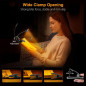 Lampe de Lecture Rechargeable Gritin 19 LED, 3 Températures, Dimmable, Mémoire, Clip Léger, 80h Autonomie Lampe de Lecture Rechargeable Gritin 19 LED, 3 Températures, Dimmable, Mémoire, Clip Léger, 80h Autonomie