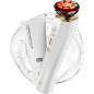 INIA 3-in-1 Red Light Therapy Device for Face & Neck - Puffiness Reduction & Skin Firming (White)